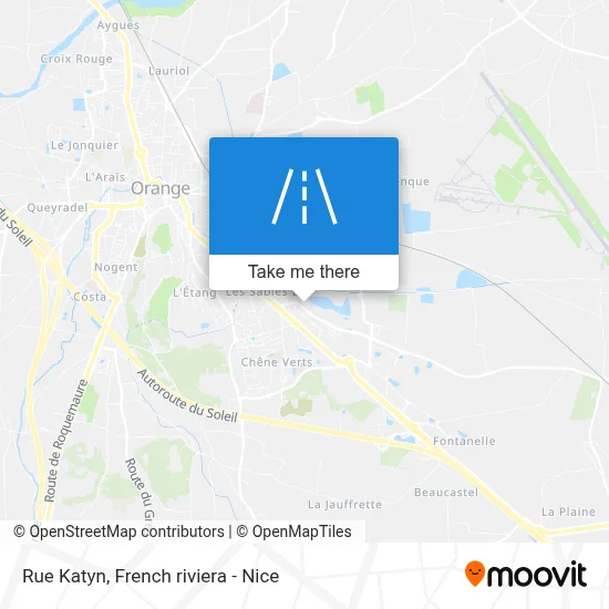 Mapa Rue Katyn