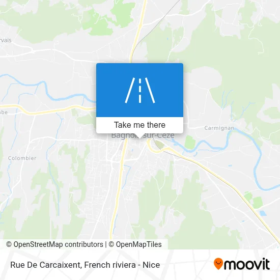Rue De Carcaixent map