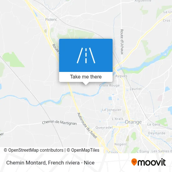 Chemin Montard map
