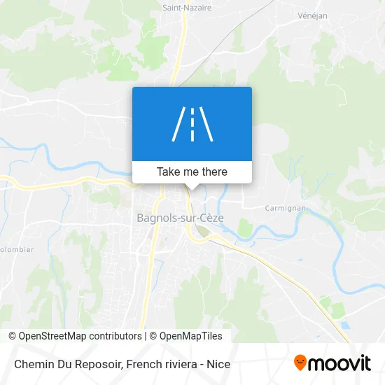 Chemin Du Reposoir map
