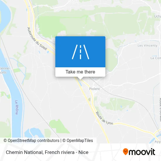 Chemin National map