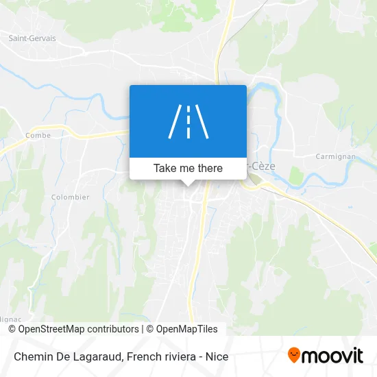 Chemin De Lagaraud map