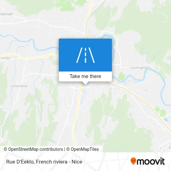 Rue D'Eeklo map