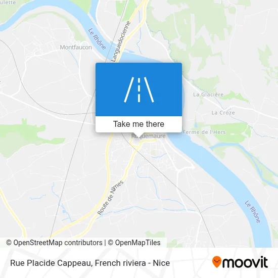 Rue Placide Cappeau map