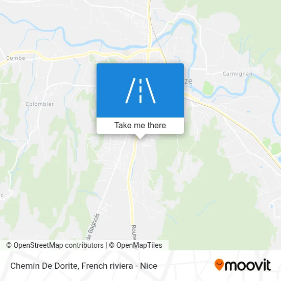 Chemin De Dorite map