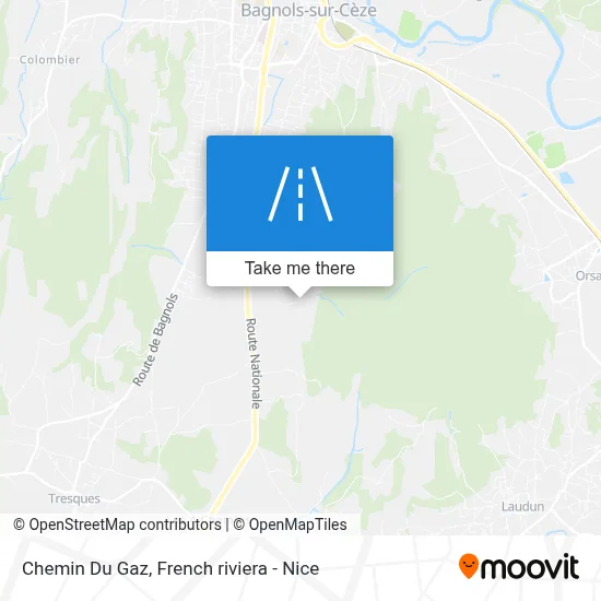 Chemin Du Gaz map