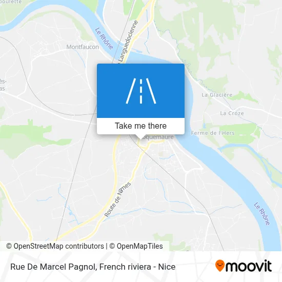 Rue De Marcel Pagnol map