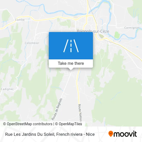 Rue Les Jardins Du Soleil map