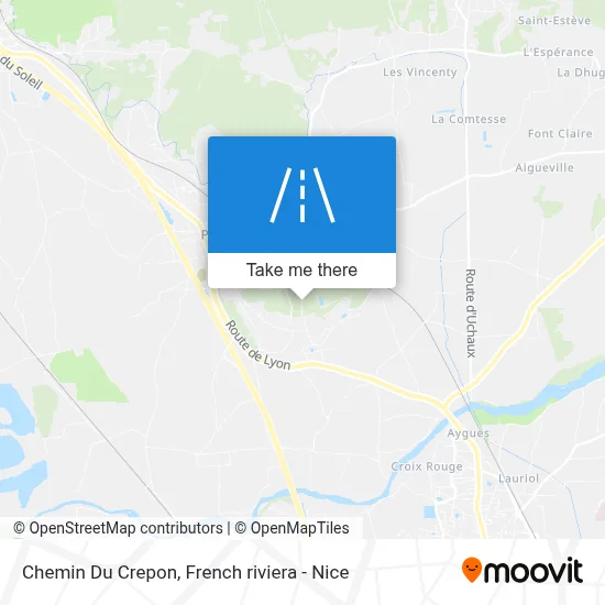 Chemin Du Crepon map