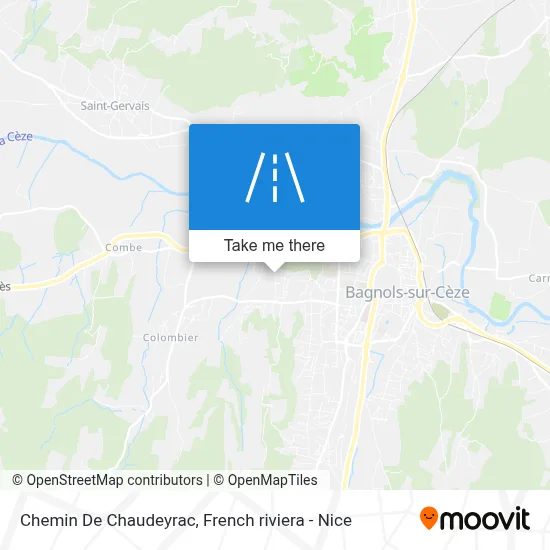 Chemin De Chaudeyrac map