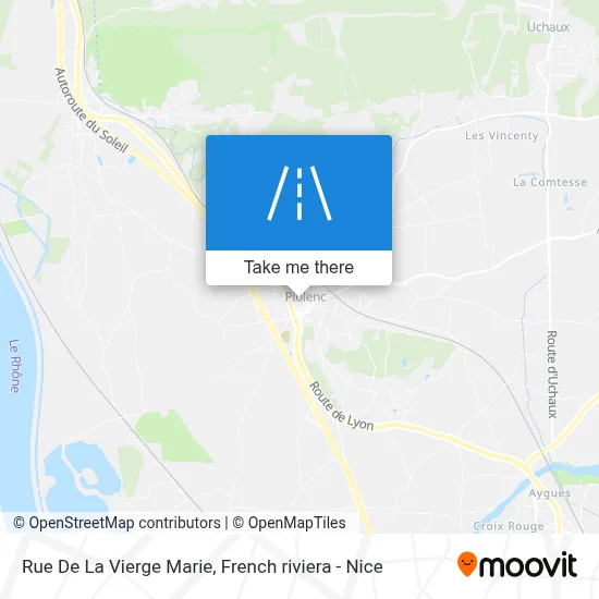 Rue De La Vierge Marie map