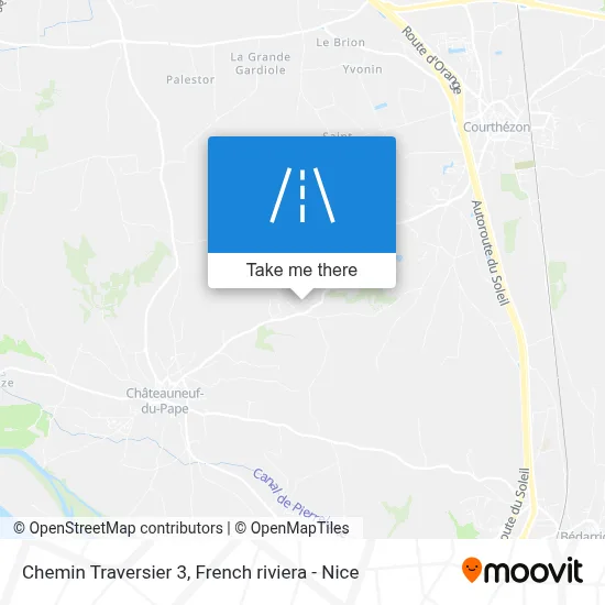Chemin Traversier 3 map