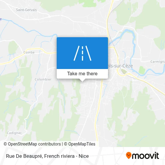 Rue De Beaupré map