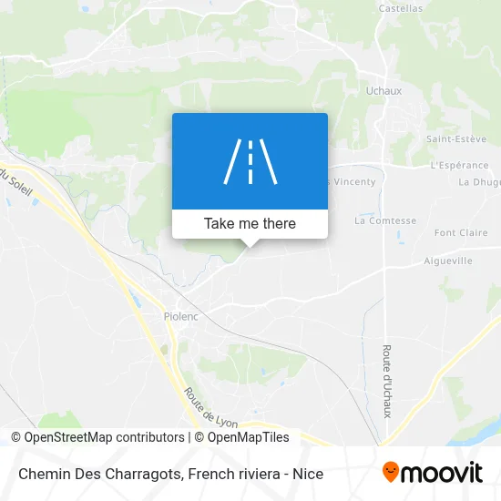 Chemin Des Charragots map