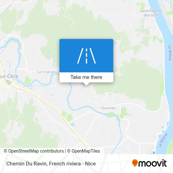 Chemin Du Ravin map