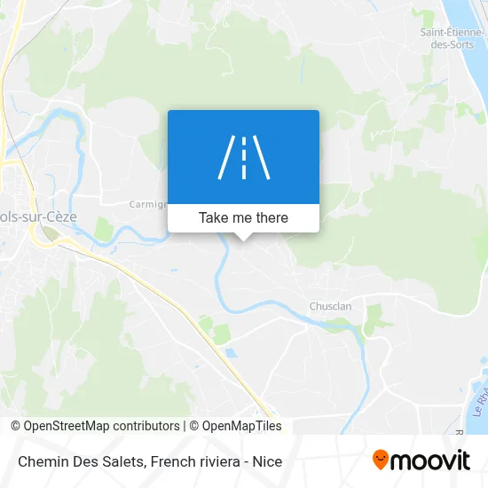 Chemin Des Salets map