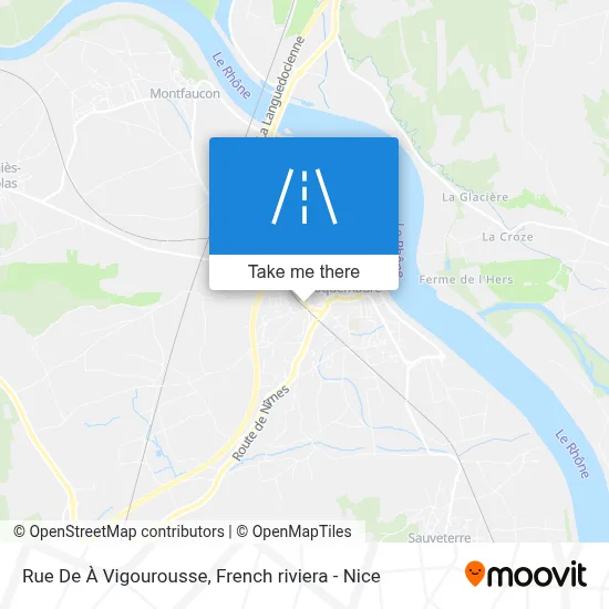 Rue De À Vigourousse map