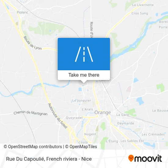 Rue Du Capoulié map