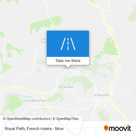 Chemin Royal map