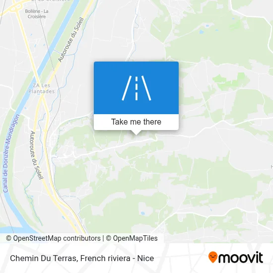 Chemin Du Terras map