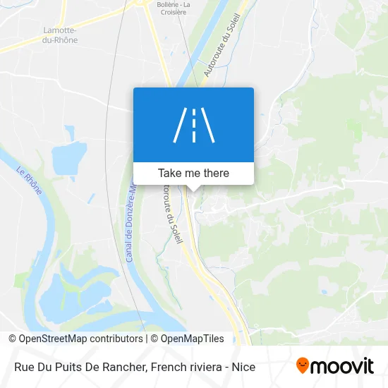Rue Du Puits De Rancher map