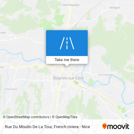 Rue Du Moulin De La Tour map