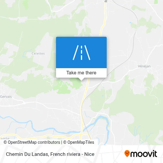 Chemin Du Landas map