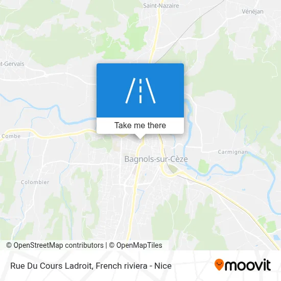 Rue Du Cours Ladroit map