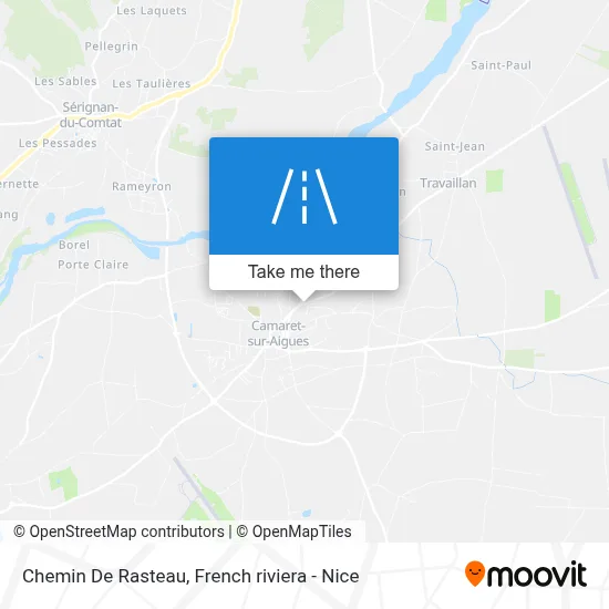 Chemin De Rasteau map