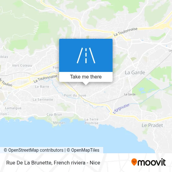 Rue De La Brunette map