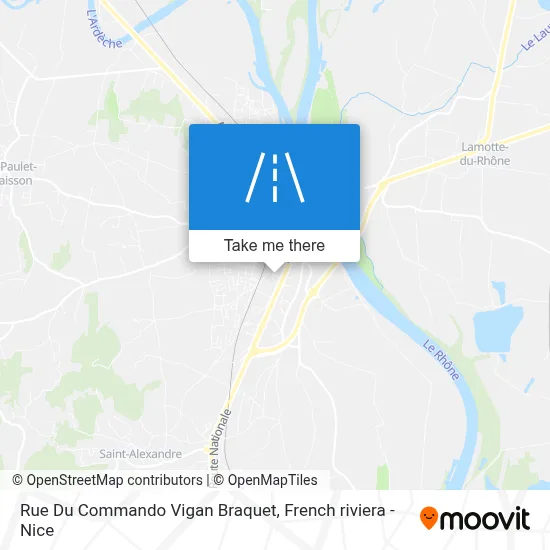 Rue Du Commando Vigan Braquet map