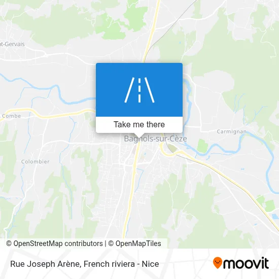 Rue Joseph Arène map
