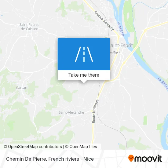 Chemin De Pierre map