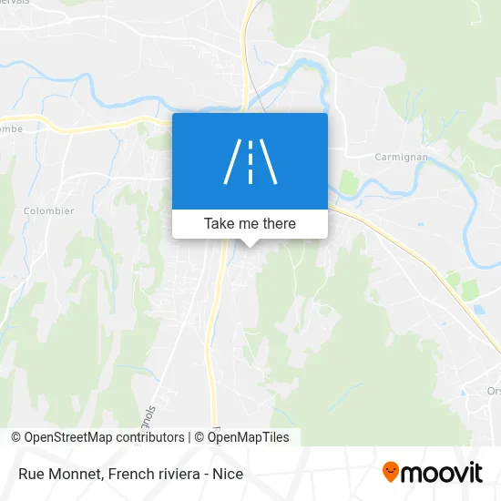 Rue Monnet map