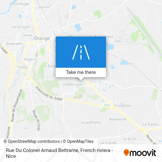Rue Du Colonel Arnaud Beltrame map