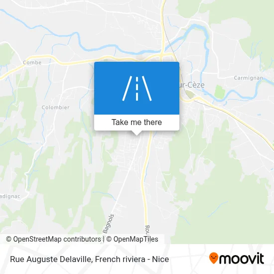 Mapa Rue Auguste Delaville