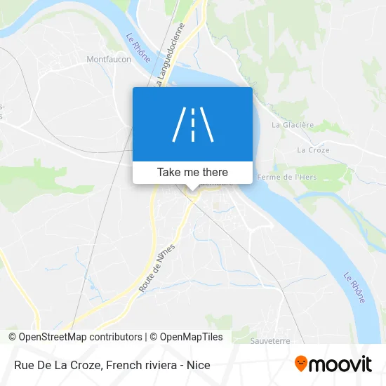 Rue De La Croze map