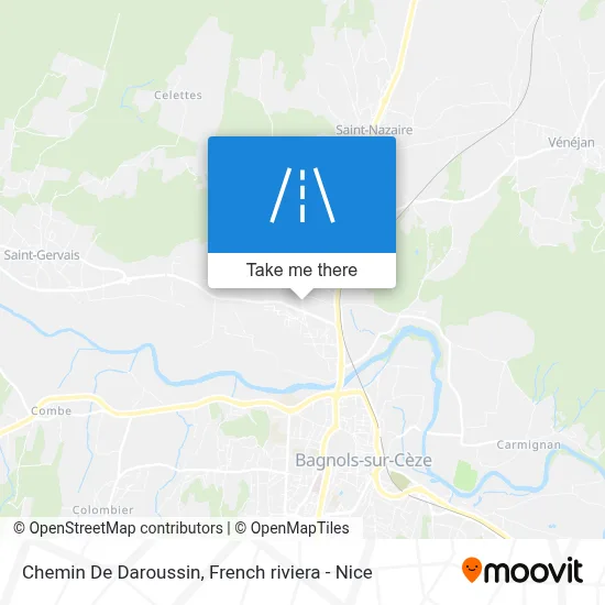 Chemin De Daroussin map