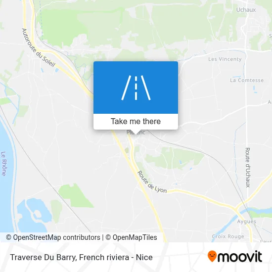 Traverse Du Barry map