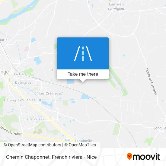 Chemin Chaponnet map