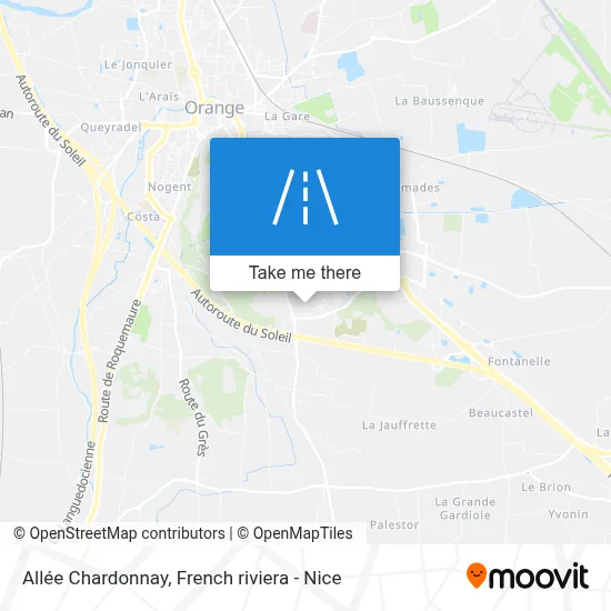 Allée Chardonnay map