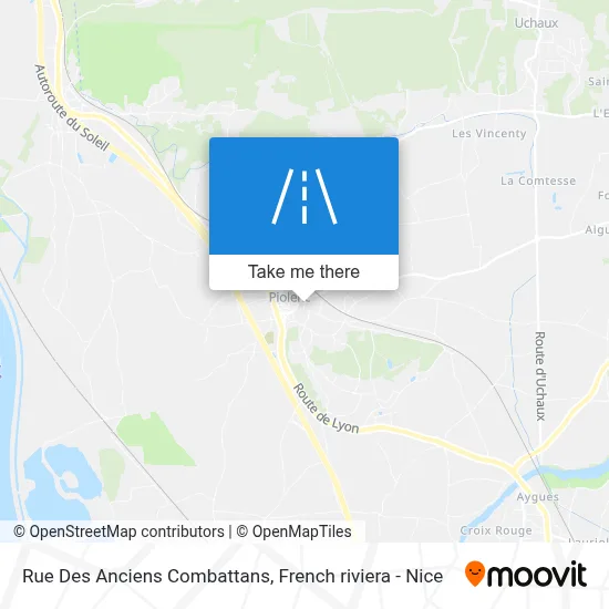 Rue Des Anciens Combattans map
