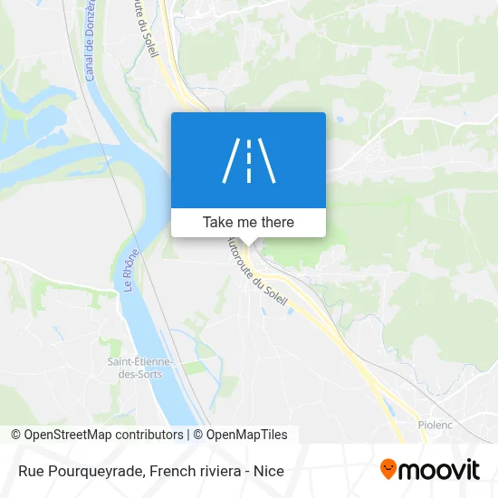 Mapa Rue Pourqueyrade