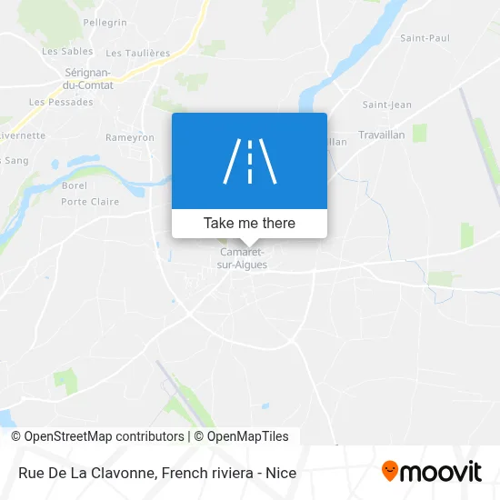 Rue De La Clavonne map