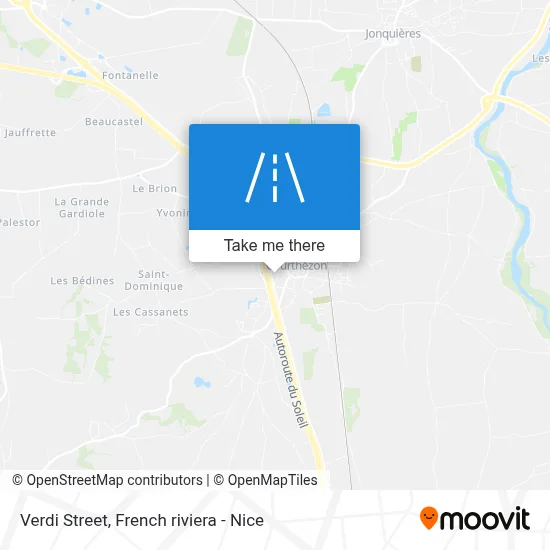 Rue Verdi map