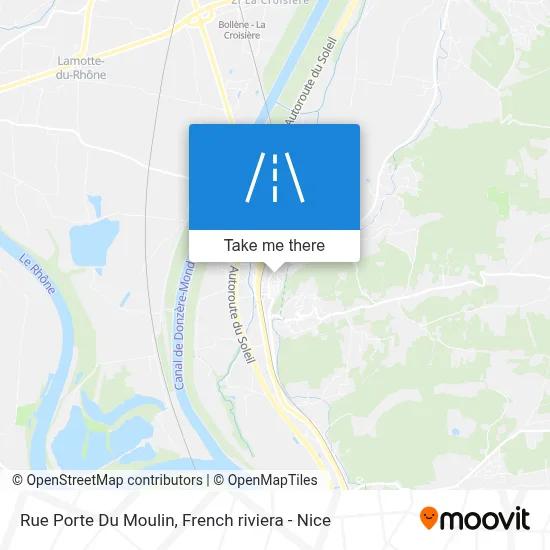 Rue Porte Du Moulin map