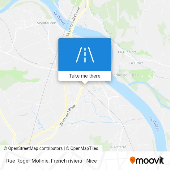 Mapa Rue Roger Molinie