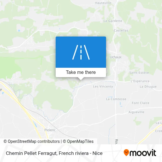 Chemin Pellet Ferragut map