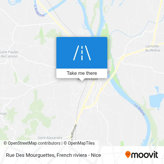 Rue Des Mourguettes map