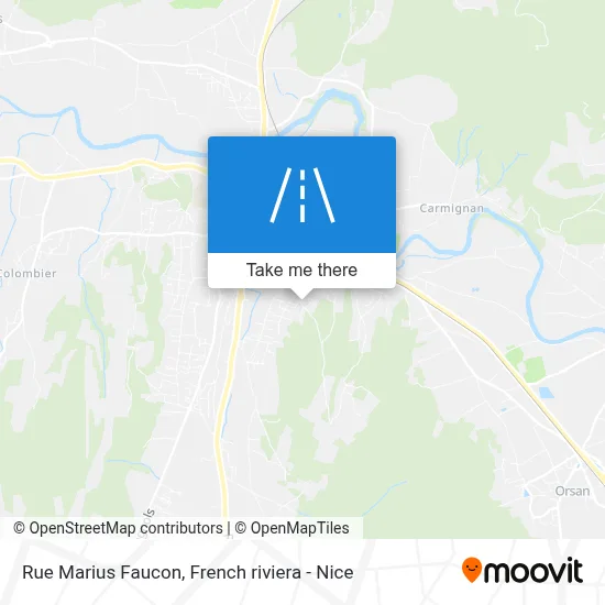 Rue Marius Faucon map